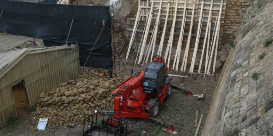 Προχωρούν οι εργασίες αποκατάστασης στα τείχη της Λευκωσίας, 